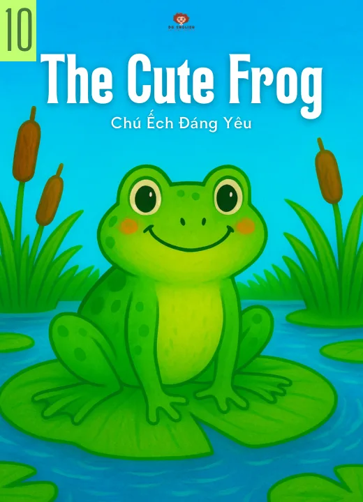The Cute Frog printable story preview